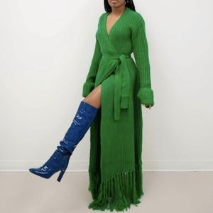 MIYA KNIT CARDIGAN DRESS by HANIFA